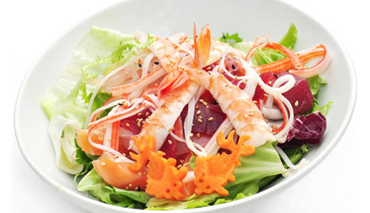E1 – Salade de<br>fruits de mer