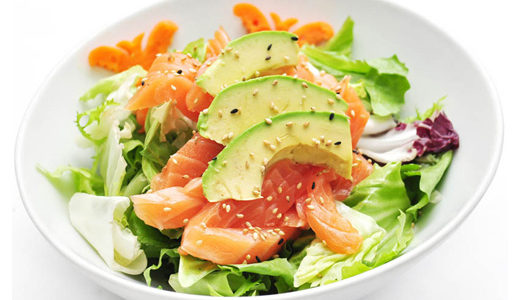 E2 – Salade de<br>saumon avocat
