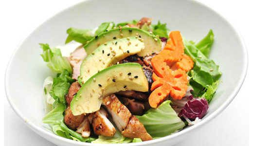E3 – Salade de<br>poulet émincé avocat