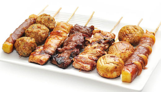 MB – Brochettes viande et légumes