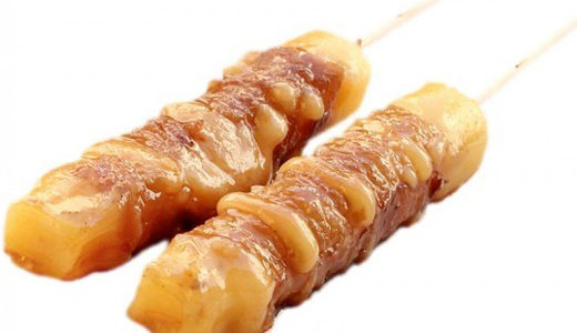 Y5 – Cheese yaki (bœuf fromage)<br>2 brochettes