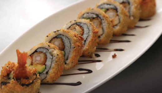 California tempura crevettes