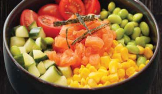 Poke bowl tofu épicé