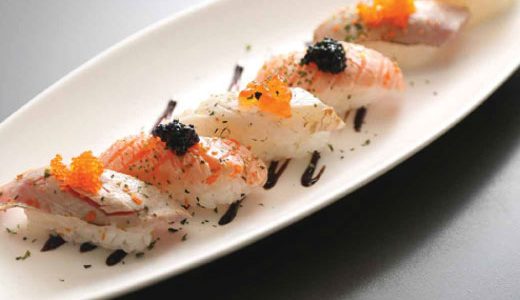 Assortiment sushi braisés<br>(6 pièces)